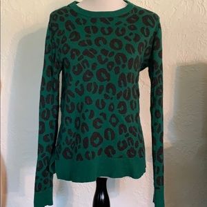 Leopard print sweater